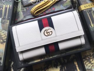 523153 DJ2DG 8454 グッチ 長財布 コピー GUCCI オフィディア コンチネンタルウォレット レディース 二つ折り財布 2色可選択 ホワイト