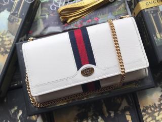 546592-2 グッチ 長財布 コピー GUCCI オフィディア Ophidia GG チェーンウォレット レディース 二つ折り財布 2色可選択 ホワイト