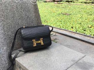 HERMES エルメス コンスタンス バッグ スーパーコピー HERMES Constance 18cm 尼罗鳄