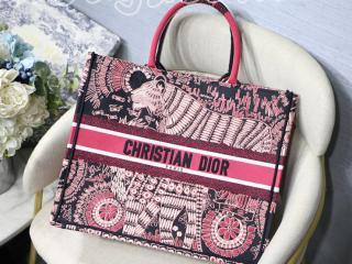 M1286ZWAO_M929 ディオール バッグ スーパーコピー “DIOR BOOK TOTE” “ディオールアニマル” レディース トートバッグ