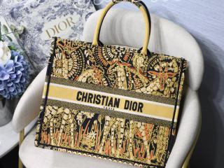 M1286ZWAO_M16E ディオール バッグ コピー “DIOR BOOK TOTE” “ディオールアニマル” レディース トートバッグ