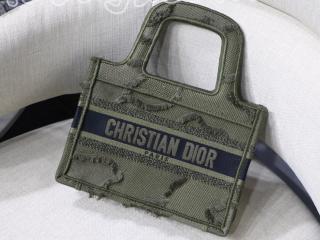 M1271ZWAH ディオール バッグ コピー “DIOR Mini BOOK TOTE” カムフラージュ ミニバッグ レディース トートバッグ