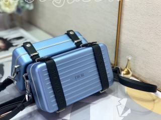 2DRCA295YWT_H00E ディオール バッグ スーパーコピー “DIOR AND RIMOWA” アルミニウム＆グレインドカーフスキン パーソナル クラッチバッグ 4色可選択