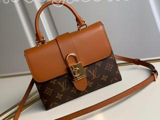 M44654 ルイヴィトン モノグラム バッグ コピー 「LOUIS VUITTON」 ロッキー BB ハンドバッグ レディース ショルダーバッグ 6色可選択 キャメル