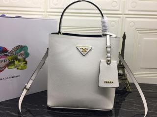 1BA212-2ERX-9-S プラダ バッグ コピー PRADA S級品 Saffiano プラダ パニエ サフィアーノレザーバッグ ハンドバッグ レディース ショルダーバッグ 10色可選択