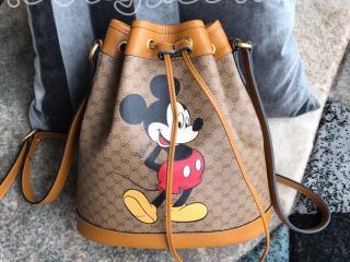 602691 HWXAM 8559 グッチ バッグ コピー DISNEY (ディズニー) x GUCCI スモール バケットバッグ レディース ショルダーバッグ