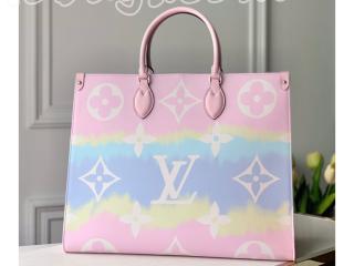 M45119 ルイヴィトン モノグラム バッグ コピー 「LOUIS VUITTON」 ONTHEGO LVエスカル オンザゴー GM レディース トートバッグ 3色可選択 パステル