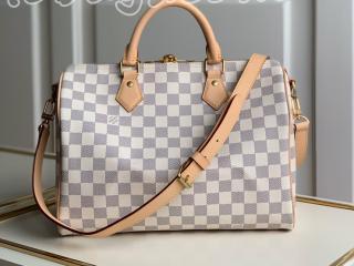 N41373 ルイヴィトン ダミエ・アズール バッグ スーパーコピー 「LOUIS VUITTON」 Speedy スピーディ・バンドリエール 30 ハンドバッグ レディース ショルダーバッグ