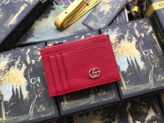 574804 CAO0G 6433 グッチ 財布 コピー GUCCI 〔GGマーモント〕 レディース カードケース 2色可選択  ハイビスカスレッド