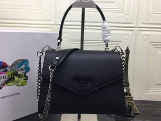 1BA186-S-1 プラダ バッグ コピー S級品 PRADA Monochrome Saffiano モノクローム サフィアーノレザー ハンドバッグ レディース ショルダーバッグ 5色可選択