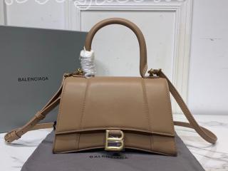 593546-14 バレンシアガ バッグ スーパーコピー BALENCIAGA N級 Hourglass アワーグラスシェイプ スモール トップハンドルバッグ レディース ショルダーバッグ 5色可選択