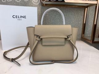 189003ZVA-5 セリーヌ バッグ コピー CELINE N級 Belt Nano ベルトバッグ ナノ / グレインドカーフスキン レディース ショルダーバッグ 21色可選択