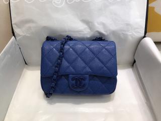 AS1784 B02892 N5947 シャネル バッグ コピー CHANEL フラップ バッグ グレインド カーフスキン レディース ショルダーバッグ 3色可選択 ブルー