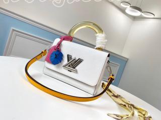 M56132 ルイヴィトン エピ バッグ コピー 「LOUIS VUITTON」 ツイスト MM レディース ショルダーバッグ 3色可選択 ブロン