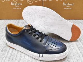 Berluti◆プレイタイム レザースニーカー 大人気ラグジュアリーブランド メンズ用靴38-43選択可