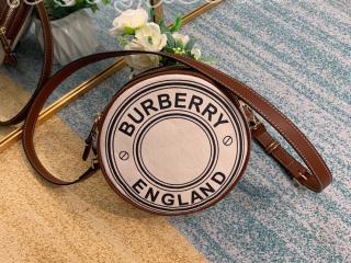 80276021-1 バーバリー バッグ スーパーコピー BURBERRY N級 ロゴグラフィック キャンバス＆レザー ルイーズバッグ レディース ショルダーバッグ 2色可選択