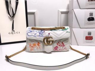 443497 1TSAM 9191 グッチ バッグ コピー GUCCI 〔GGマーモント〕オンライン限定 DISNEY (ディズニー) x GUCCI ショルダーバッグ