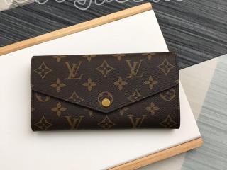 M62235 ルイヴィトン モノグラム 財布 スーパーコピー 「LOUIS VUITTON」 ポルトフォイユ・サラ ヴィトン レディース ラウンドファスナー長財布 3色選択可 ローズ・バレリーヌ