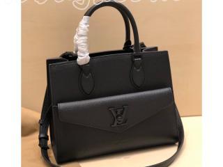 M55845 ルイヴィトン バッグ スーパーコピー 「LOUIS VUITTON」 LOCKME TOTE ロックミー・トート PM レディース ショルダーバッグ 3色可選択 ノワール