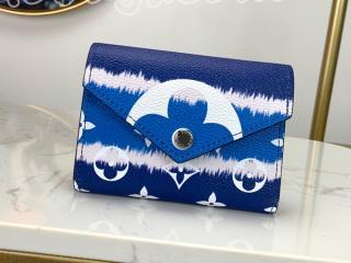 M69112 ルイヴィトン モノグラム 財布 コピー 「LOUIS VUITTON」 LV ESCALE VICTORINE LVエスカル ポルトフォイユ・ヴィクトリーヌ レディース 三つ折り財布 3色可選択 ブルー