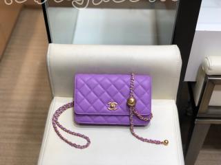 AP1450 B02991 CH601 シャネル 財布 スーパーコピー CHANEL Wallet On Chain ラムスキン チェーンウォレット レディース ショルダーバッグ 7色可選択