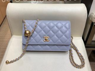 AP1450 B02991 CH605 シャネル 財布 スーパーコピー CHANEL Wallet On Chain ラムスキン チェーンウォレット レディース ショルダーバッグ 7色可選択