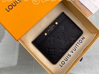 M69171 ルイヴィトン モノグラム・アンプラント カードケース コピー 「LOUIS VUITTON」 ポルト カルト・サーンプル レディース 財布＆小物 2色可選択 ノワール