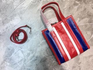 bazar554 バレンシアガ バッグ スーパーコピー BALENCIAGA N級 BAZAR ストライプ柄トートバッグXXS レディース ショルダーバッグ 4色可選択