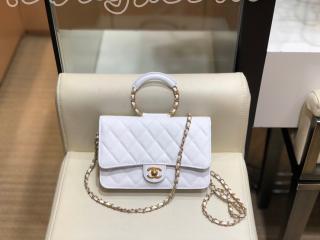 AP1177-1 20春夏 シャネル 財布 コピー CHANEL チェーンウォレット Wallet On Chain レディース ショルダー財布 2色可選択 ホワイト