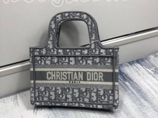 M1271ZRIW_M932 ディオール バッグ スーパーコピー “DIOR BOOK TOTE” “ディオール オブリーク”ミニバッグ レディース トートバッグ グレー