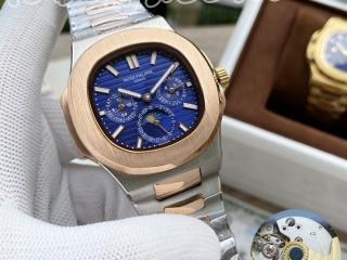 パテックフィリップ ノーチラス PATEK PHILIPPE アナログ時計 5711　自動巻ムーブメント 幅42mm [ケース]ピンクゴールド　[ベルト]ゴールドとシルバー　[文字盤]複数色を選択可