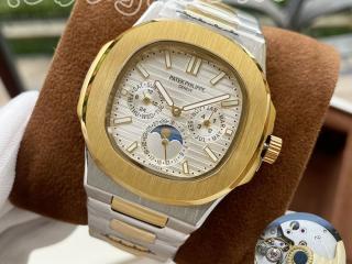 PATEK PHILIPPE アナログ時計 5711　自動巻ムーブメント パテックフィリップ ノーチラス 幅42mm [ケース]ゴールド　[ベルト]ゴールドとシルバー [文字盤]複数色を選択可