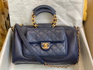 AS1359 B01960 N5336　シャネル バッグ コピー 20SS CHANEL ラージ ボーリング バッグ レディース ショルダーバッグ 2色可選択