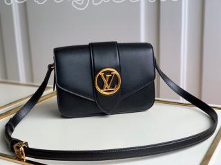 M55948 ルイヴィトン バッグ スーパーコピー 「LOUIS VUITTON」 LV PONT 9 LVポン9バッグ レディース ショルダーバッグ 5色可選択 ブラック