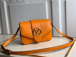 M55946 ルイヴィトン バッグ スーパーコピー 「LOUIS VUITTON」 LV PONT 9 LVポン9バッグ レディース ショルダーバッグ 5色可選択 オレンジ