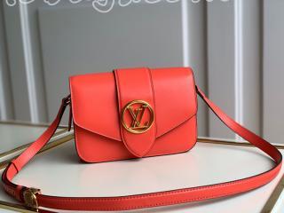 M55949 ルイヴィトン バッグ コピー 「LOUIS VUITTON」 LV PONT 9 LVポン9バッグ レディース ショルダーバッグ 5色可選択 ピンク