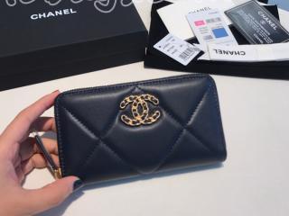 AP0948-1 シャネル 財布 コピー 20新作 CHANEL 19 ジップ ウォレット ラムスキン レディース ラウンドファスナー財布 7色可選択