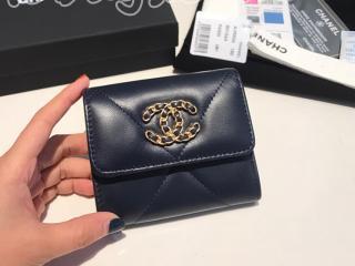 AP1064-1 シャネル 財布 スーパーコピー CHANEL 19 スモール フラップ ウォレット ラムスキン レディース 三つ折り財布 7色可選択