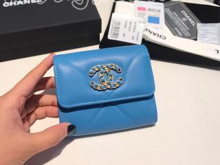 AP1064-4 シャネル 財布 コピー CHANEL 19 スモール フラップ ウォレット ラムスキン レディース 三つ折り財布 7色可選択