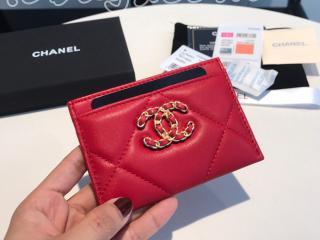 AP1167-3 シャネル 財布 コピー CHANEL 19 card holder カードケース ラムスキン レディース財布 7色可選択