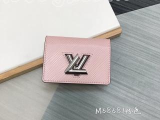 M68681 ルイヴィトン エピ 財布 スーパーコピー 「LOUIS VUITTON」 ツイスト・ミュルティクカルト レディース 二つ折り財布 6色可選択 ローズバレリーヌ