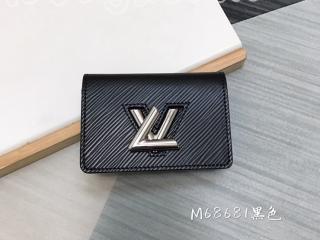 M68682 ルイヴィトン エピ 財布 スーパーコピー 「LOUIS VUITTON」 ツイスト・ミュルティクカルト レディース 二つ折り財布 6色可選択 ノワール