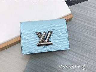 M69344 ルイヴィトン エピ 財布 コピー 「LOUIS VUITTON」 ツイスト・ミュルティクカルト レディース 二つ折り財布 6色可選択 シーサイド