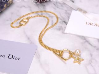 ディオール ネックレス Dior パール 星 ネックレス