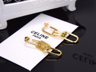 セリーヌ イヤリング チェーン 揺れる CELINE 長ピアス