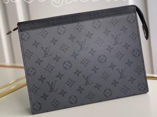 M69535 ルイヴィトン モノグラム・エクリプス バッグ スーパーコピー 「LOUIS VUITTON」 ポシェット・ヴォワヤージュ メンズ クラッチバッグ