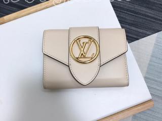 M69176 ルイヴィトン 財布 スーパーコピー 「LOUIS VUITTON」 LV PONT COMPACT WALLET (ポルトフォイユ・LV ポンヌフ コンパクト) レディース 三つ折り財布 3色可選択 ホワイト