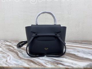 194263ZVA.38NO セリーヌ バッグ スーパーコピー CELINE N級 PICO ピコ ベルトバッグ / グレインドカーフスキン レディース ベルトバッグ 5色可選択 ブラック