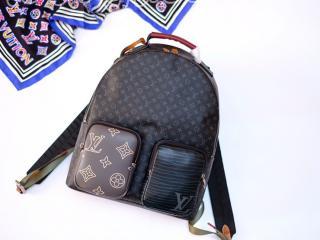 M45455 ルイヴィトン モノグラム・エクリプス バッグ コピー 「LOUIS VUITTON」 20新作 バックパック・マルチポケット メンズ バックパック