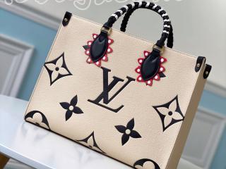 M45374 ルイヴィトン モノグラム・アンプラント バッグ コピー 「LOUIS VUITTON」 20新作 オンザゴー レディース トートバッグ 2色可選択